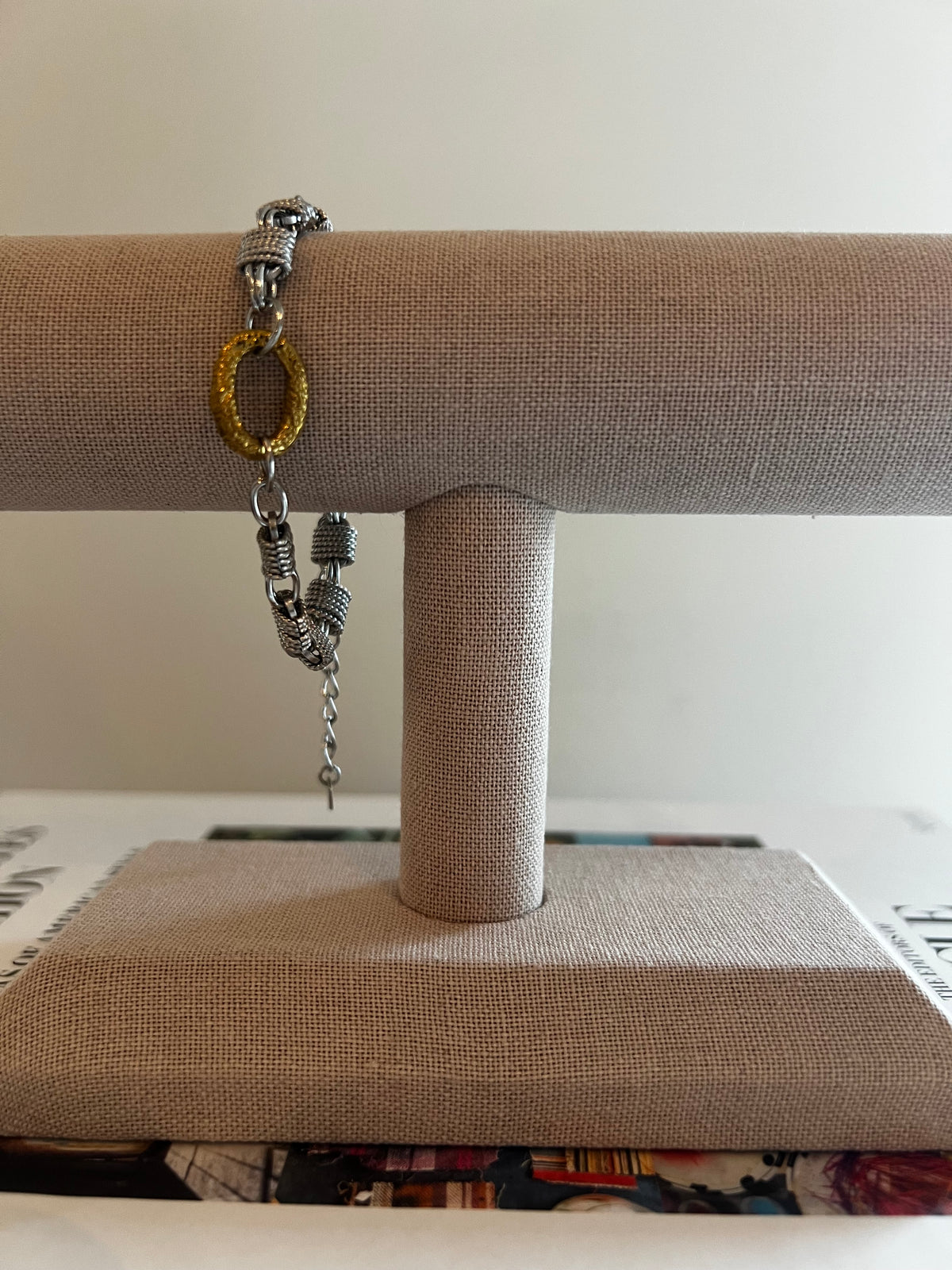 Statement toggle bracelet