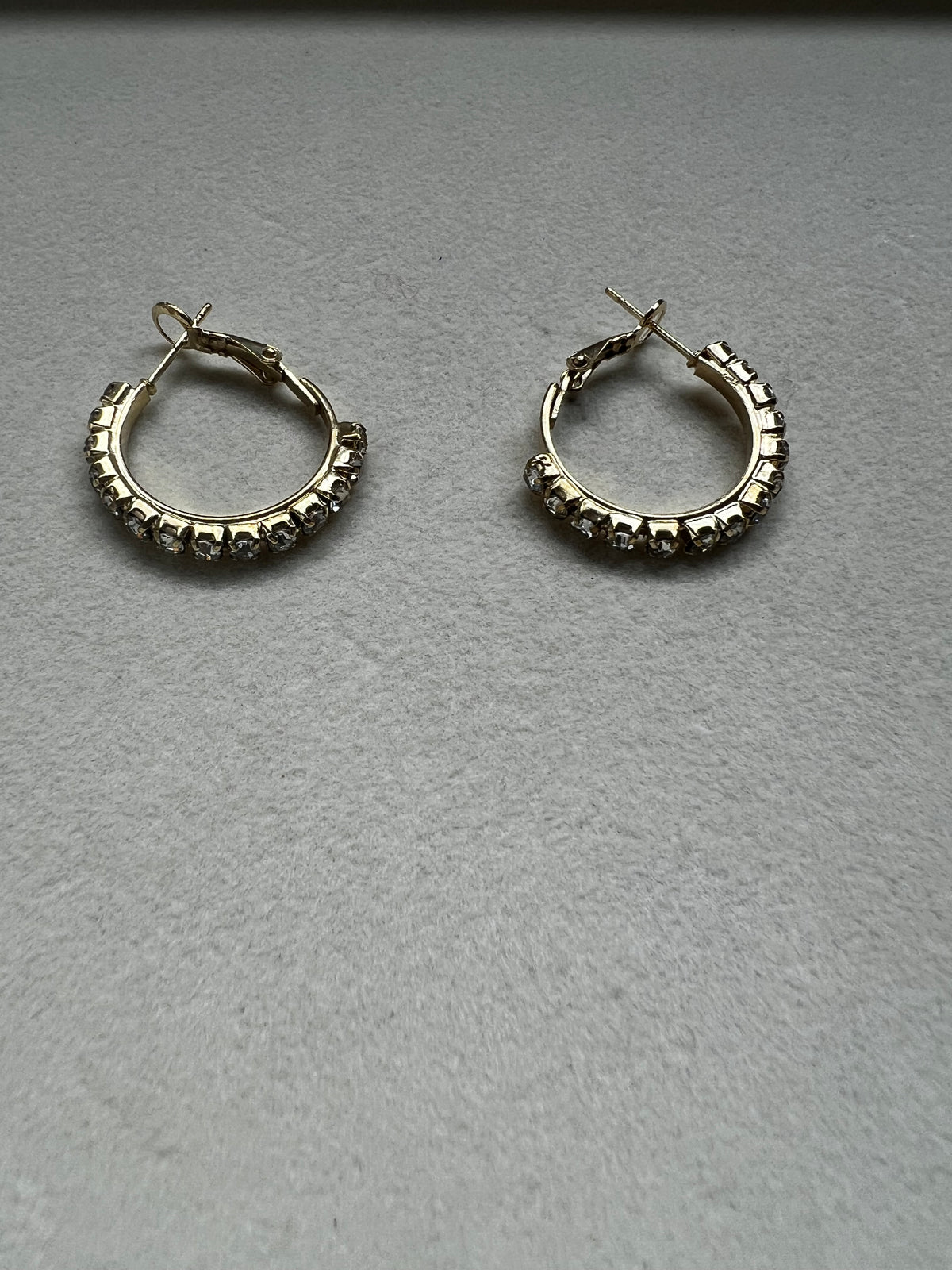 Diamond Hoop Earrings