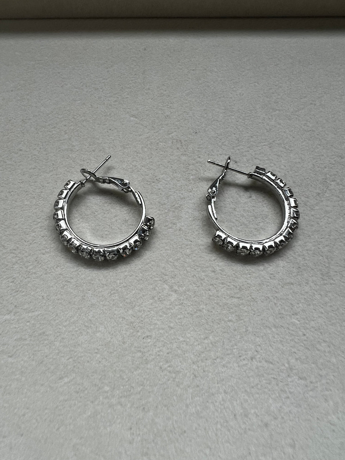 Diamond Hoop Earrings