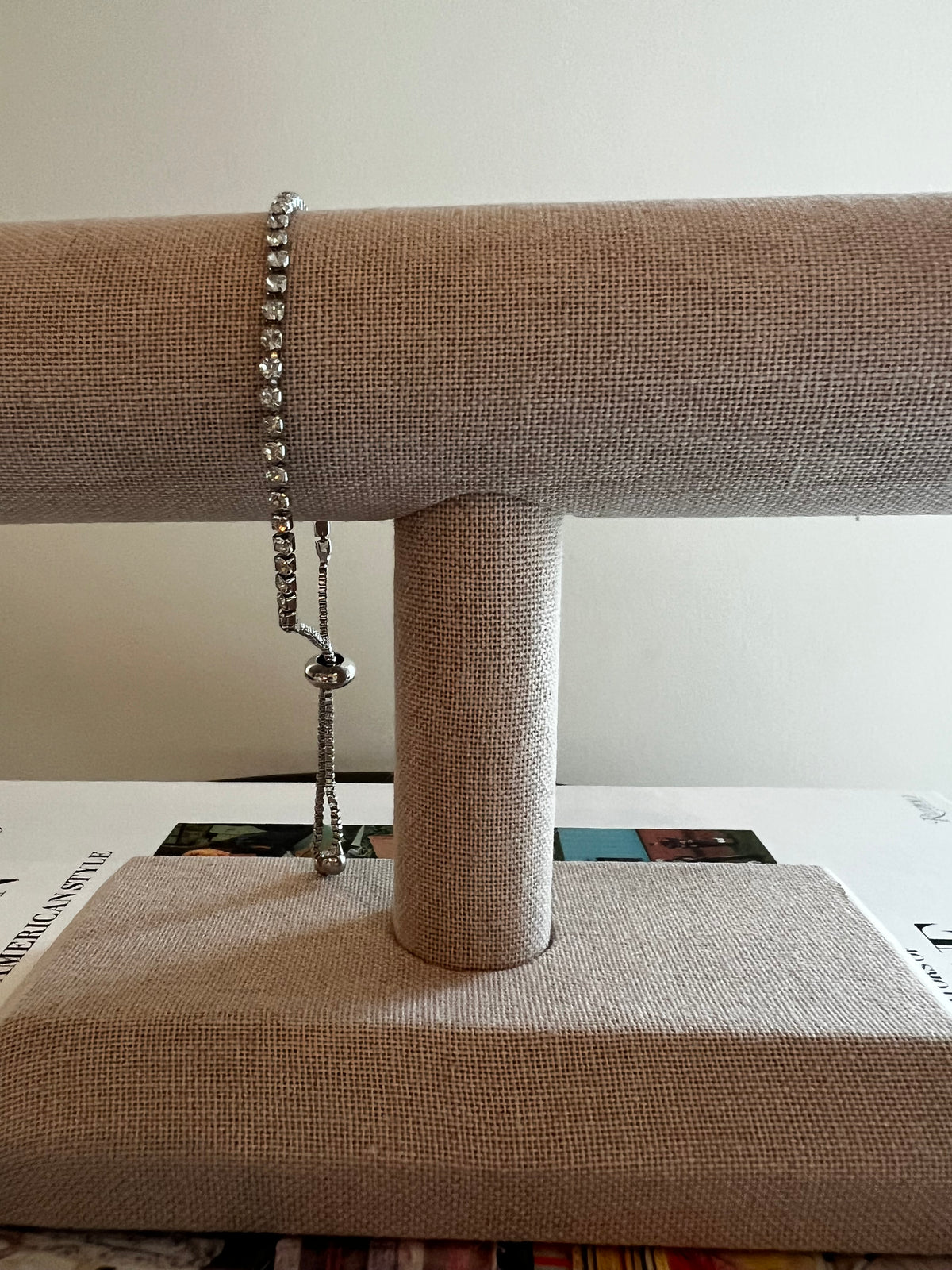 Tennis tassle bracelet