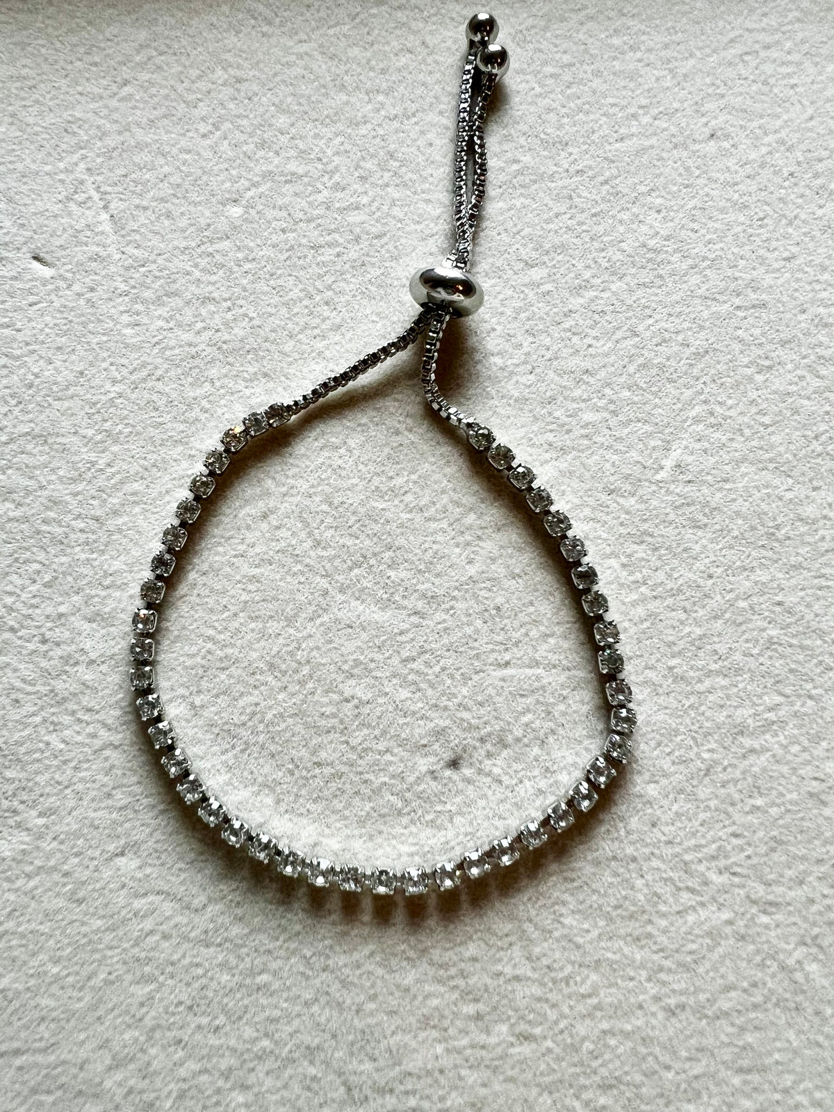 Tennis tassle bracelet