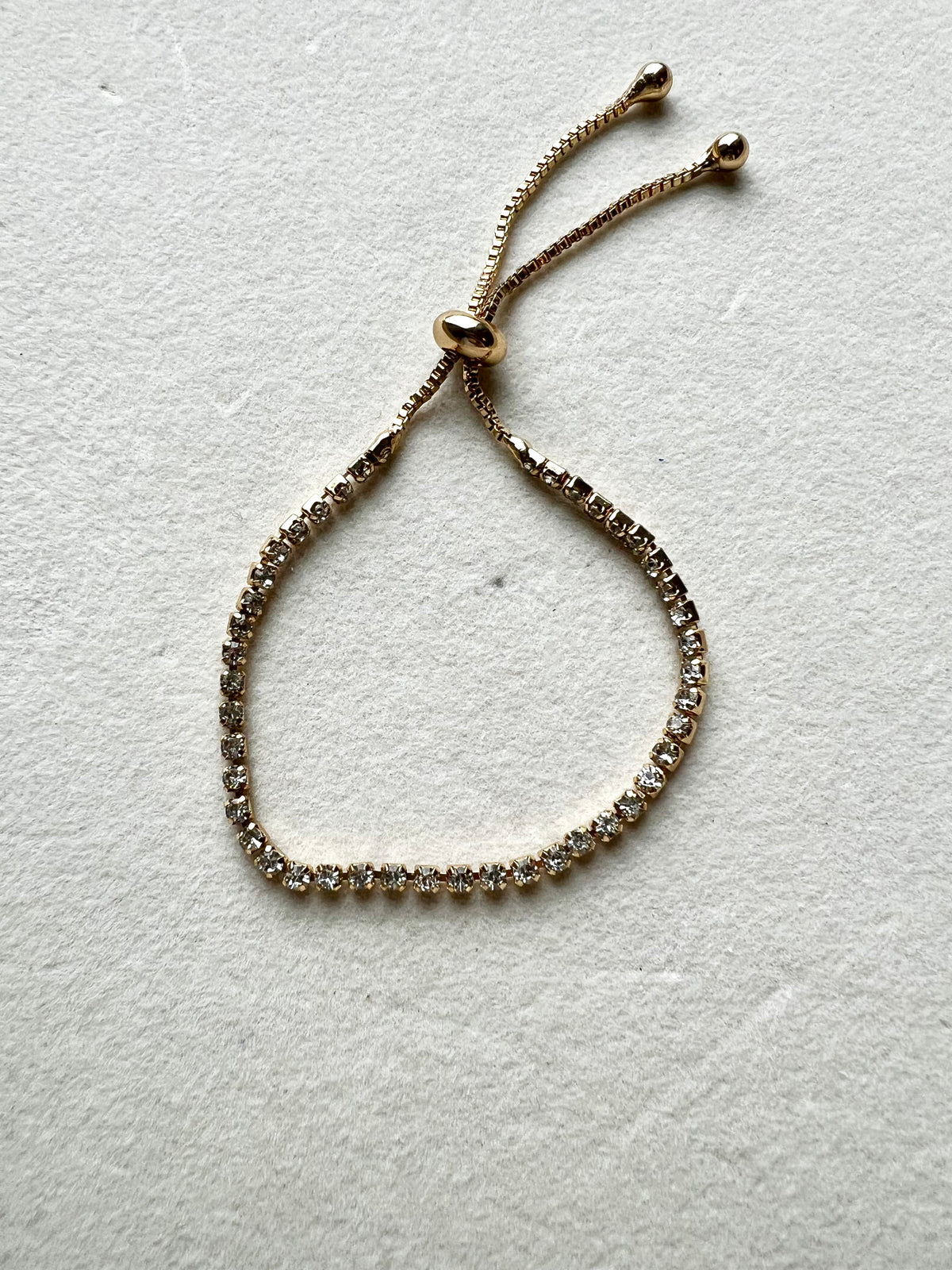 Tennis tassle bracelet