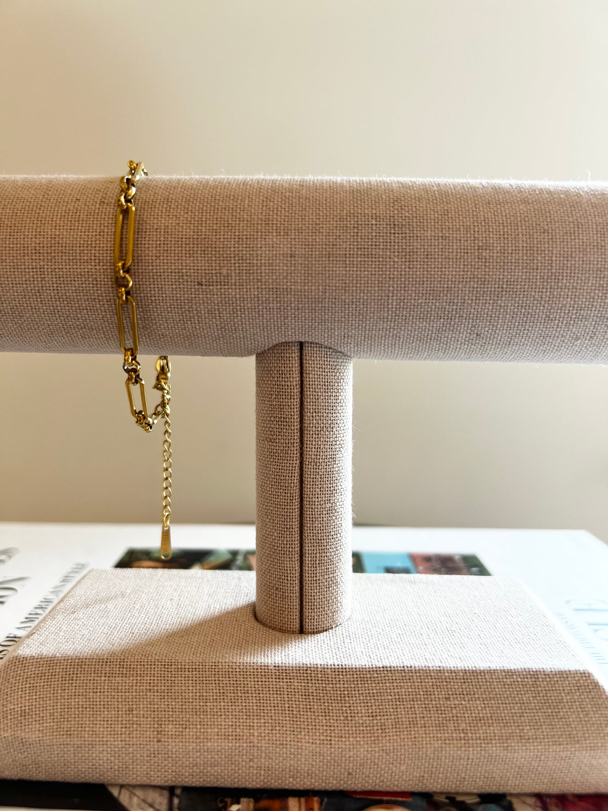 Ethereal paperclip bracelet