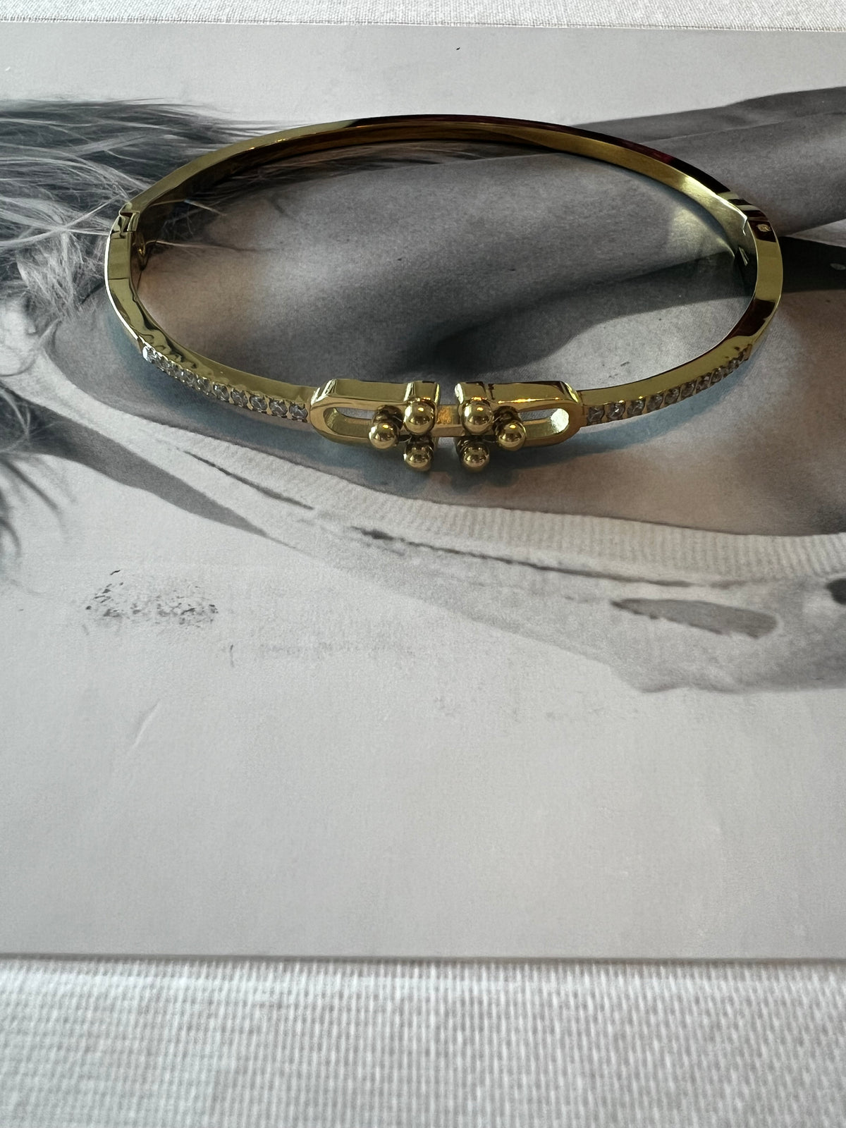 Glided essence bangle